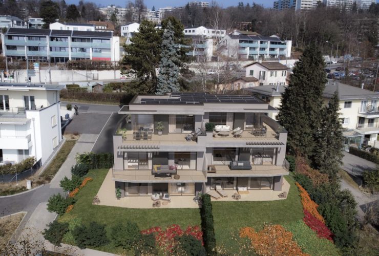 Résidence 55 à Lausanne - Appartement en rez-jardin Lot N° 2